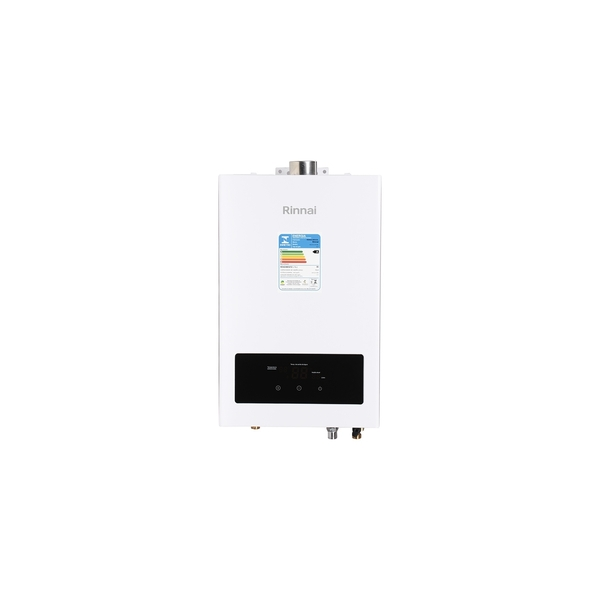 Aquecedor de Água a Gás Rinnai 15 GLP Branco Display Digital