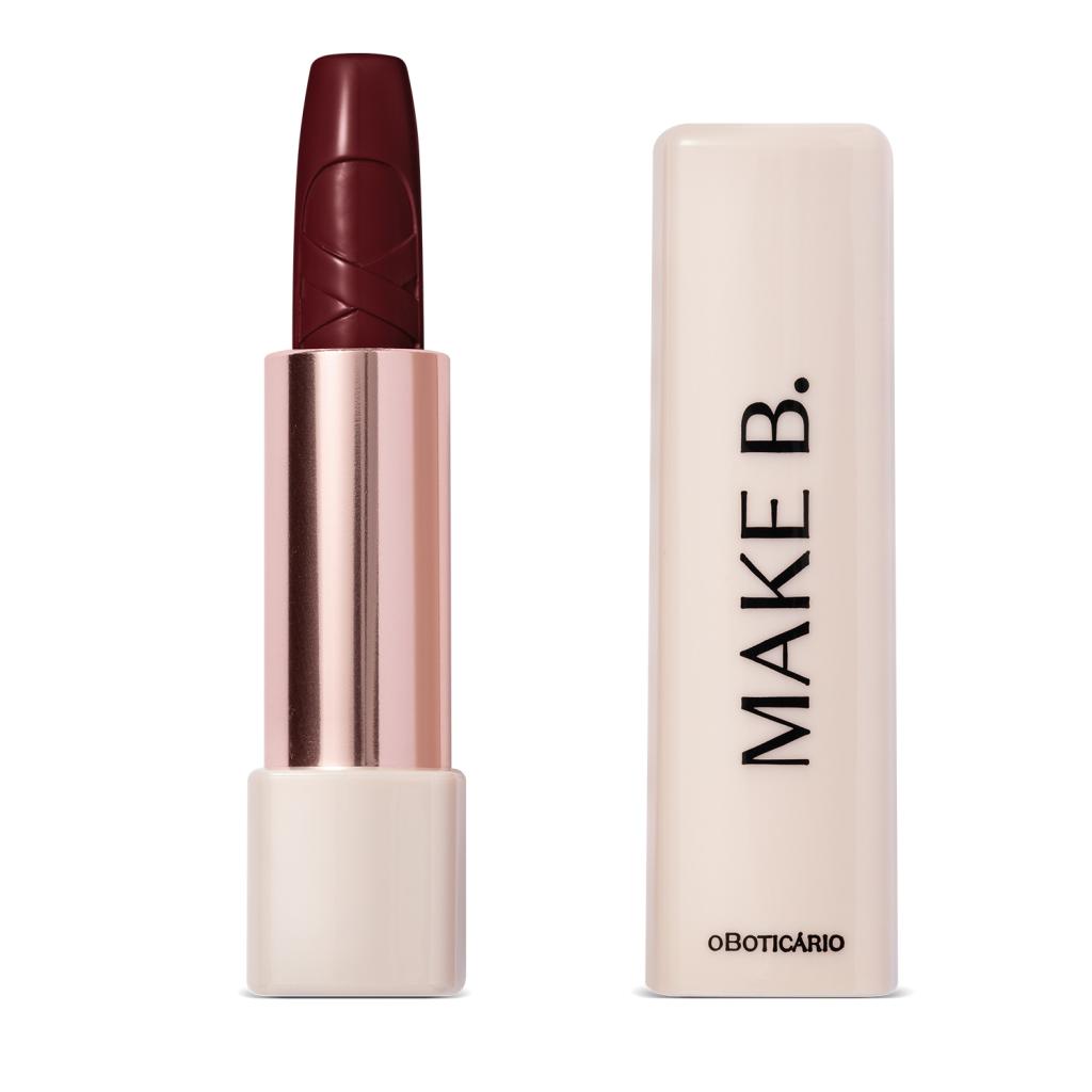 Batom Cremoso Vinho Lace Wine Make B. Urban Ballet  3,6g