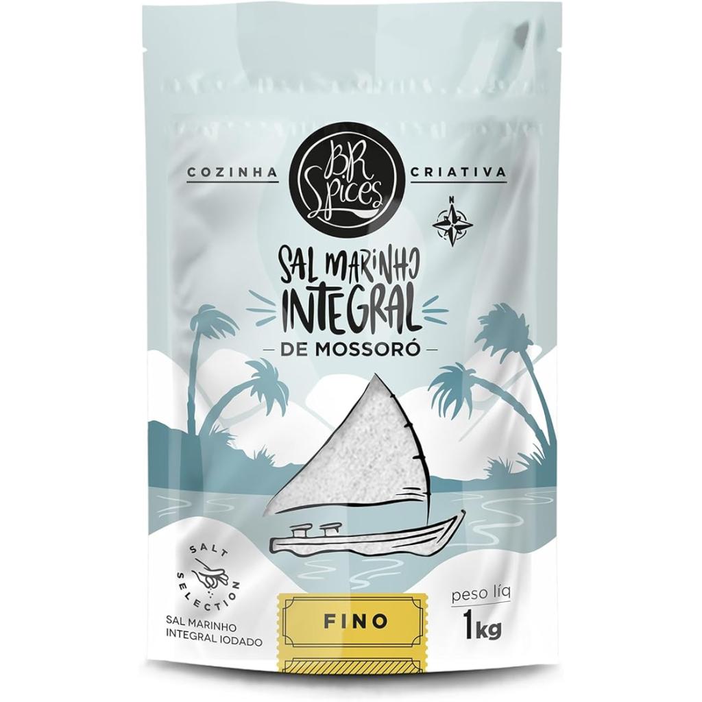 Br Spices Sal Marinho Integral Fino Br Spices Pouch 1Kg