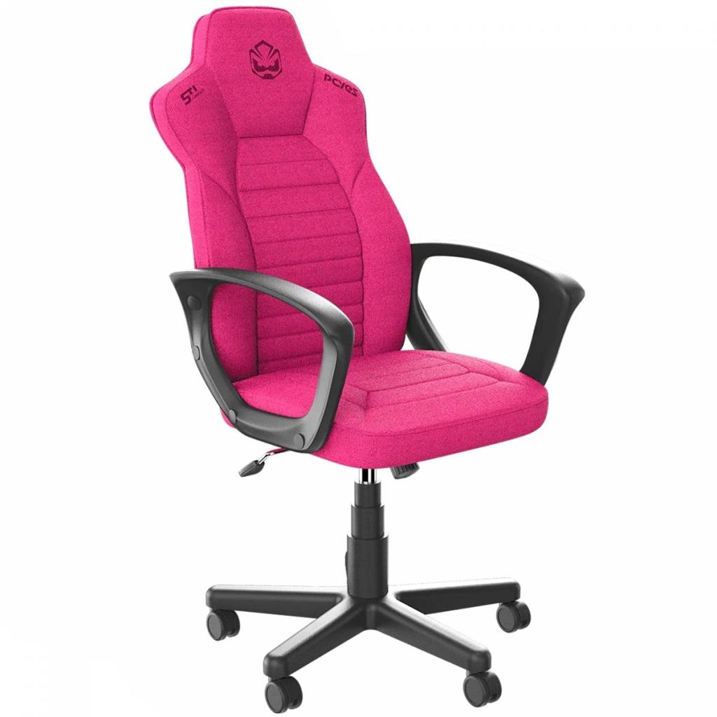 Cadeira Gamer PCYES STI Comfort Lótus, Tecido, Rosa, PCSTI-LT