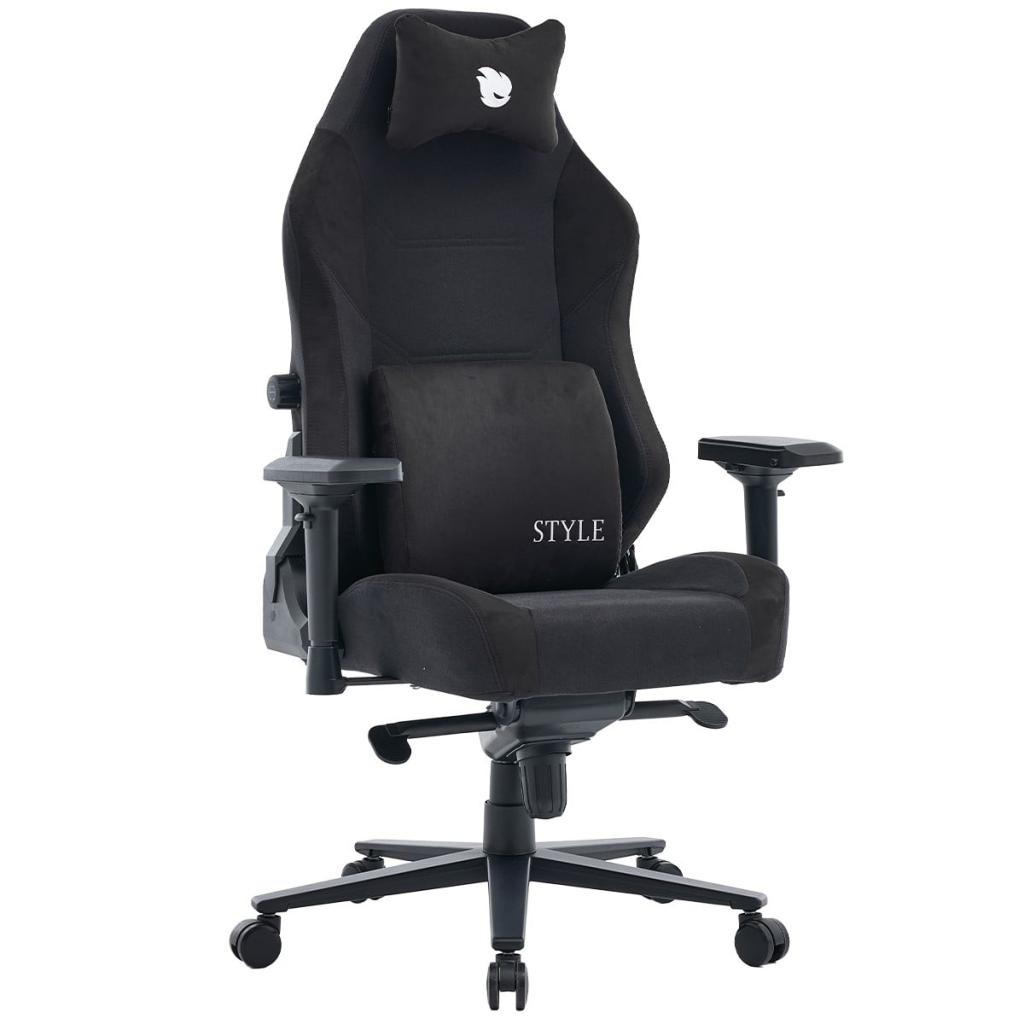 Cadeira Gamer Terabyte New Style, Reclinável, 4D, Tecido, Preta e Branca, TR-CH-NSR4DBWF