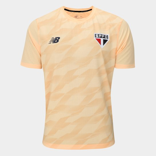 Camisa São Paulo 24/25 s/n° Treino New Balance Masculina - Laranja