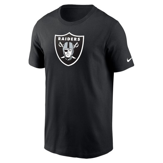 Camiseta Las Vegas Raiders Nike Masculina - Preto
