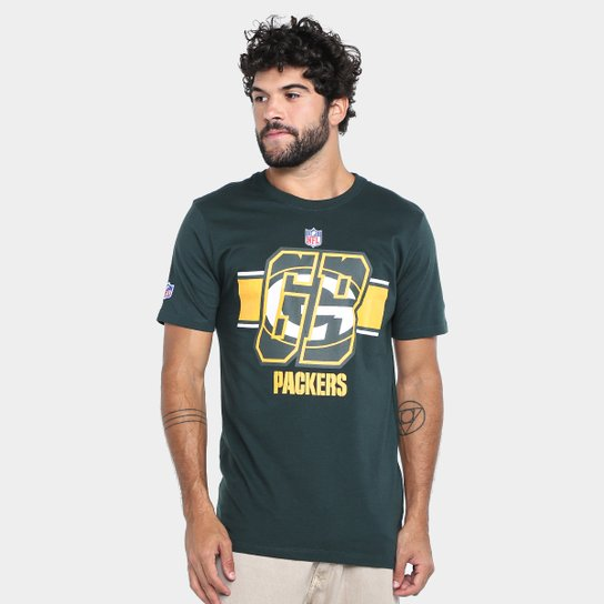 Camiseta NFL Green Bay Packers(Grepac) Player Love Masculina - Verde escuro
