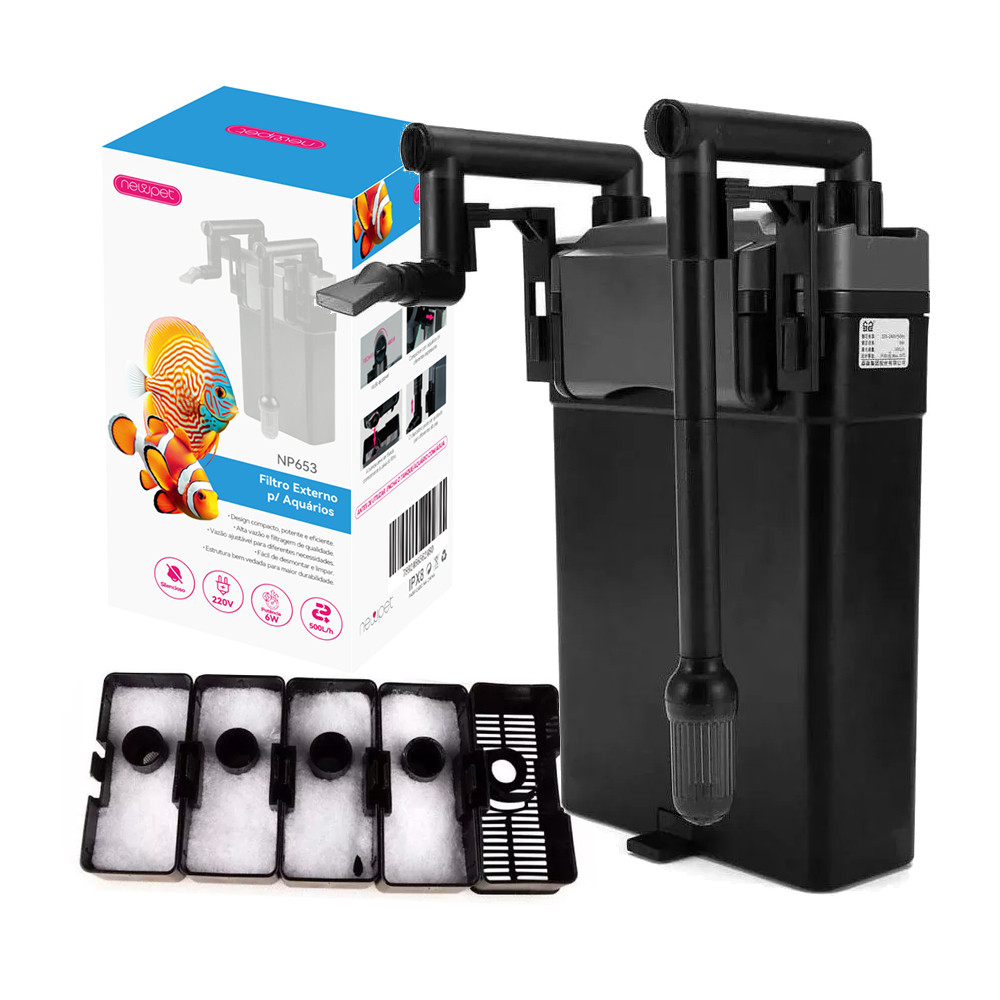 Canister Hang On Newpet 500 l/h  Filtro externo (Hang-on)  110V /220V