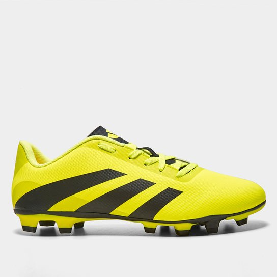 Chuteira Campo Adidas Predator Artilheira 24 Unissex - Amarelo+Preto