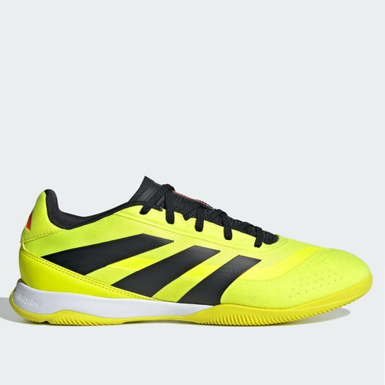 Chuteira Futsal Adidas Predator 24 Academy Low Unissex - Amarelo+Preto