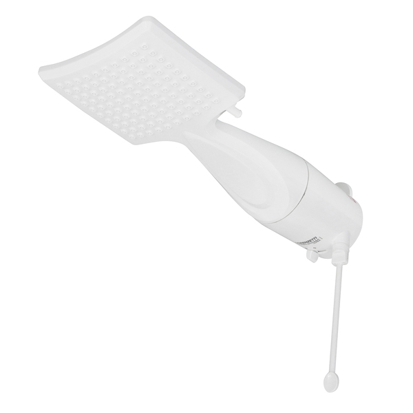 Chuveiro Elétrico Eletrônico 220V 7500w Branco Quadrado Loren Shower Lorenzetti