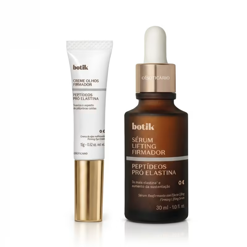 Combo Botik Peptídeos Pró-Elastina: Creme Firmador Para Olhos 15g + Sérum Lifting Firmador 30ml