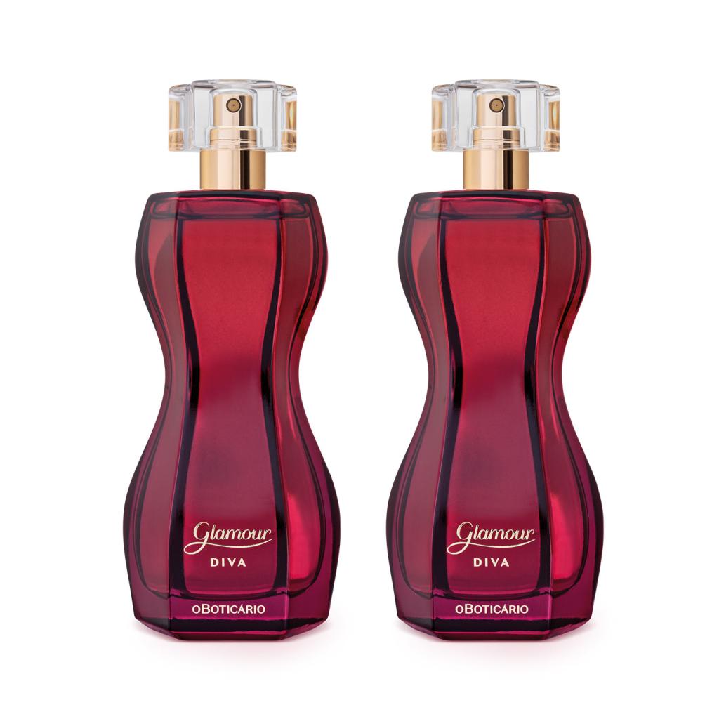 Combo Glamour Diva Desodorante Colônia 75ml (2  itens)