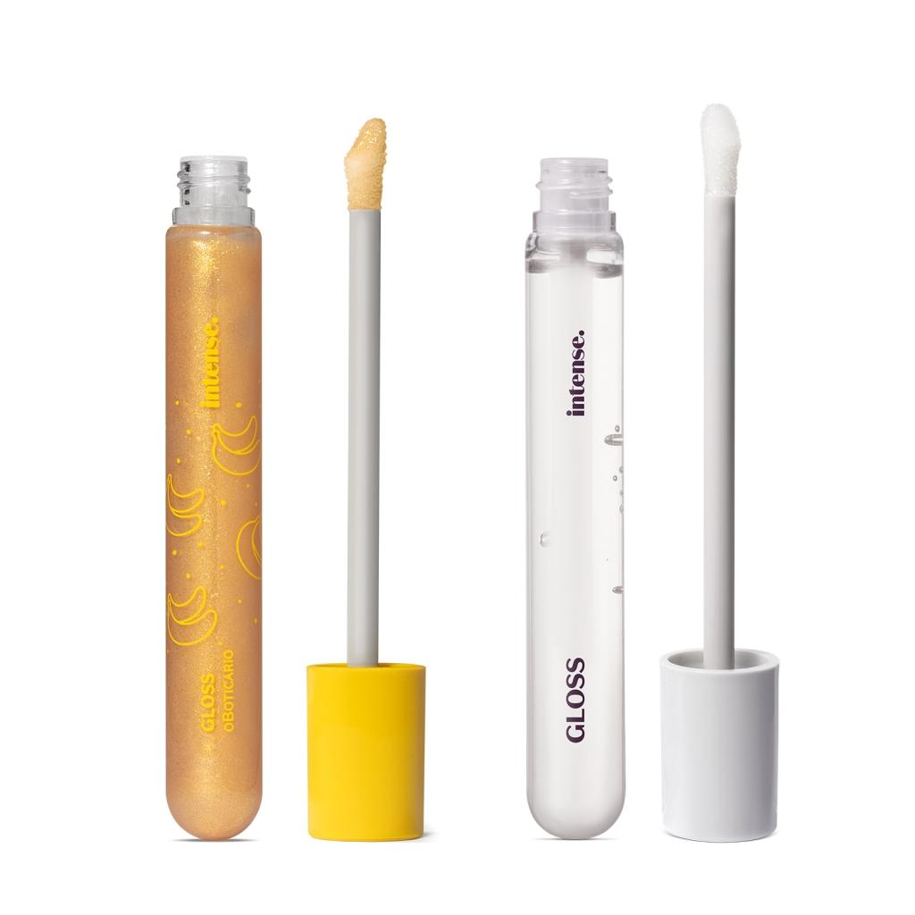 Combo Gloss Intense: Incolor 5ml + Banana 5,2ml