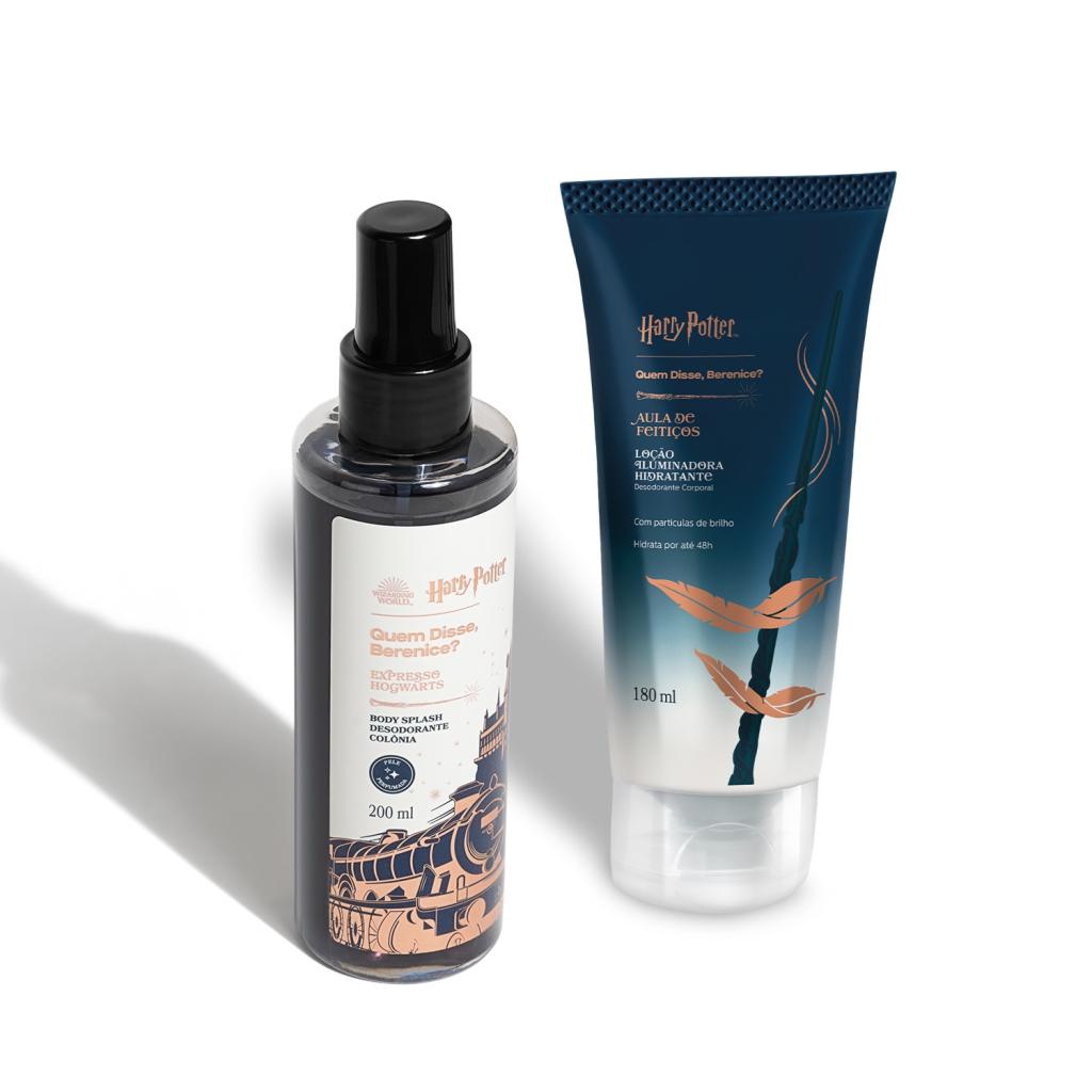 Combo Harry Potter Quem Disse, Berenice?: Body Splash 200ml +Loção Iluminadora Corporal 180ml