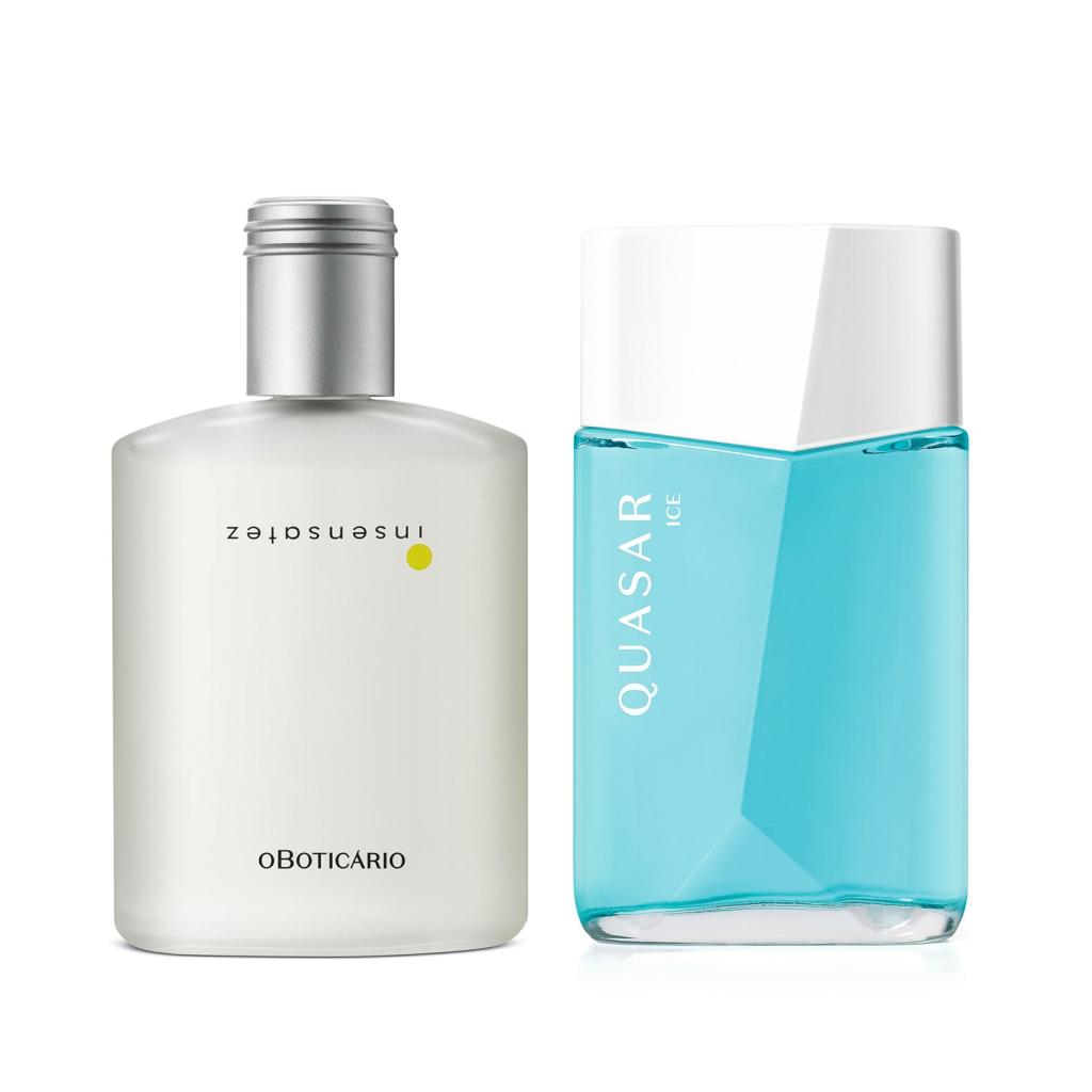 Combo Perfumaria Masculina Fresca: Insensatez  100ml + Quasar Ice 100ml