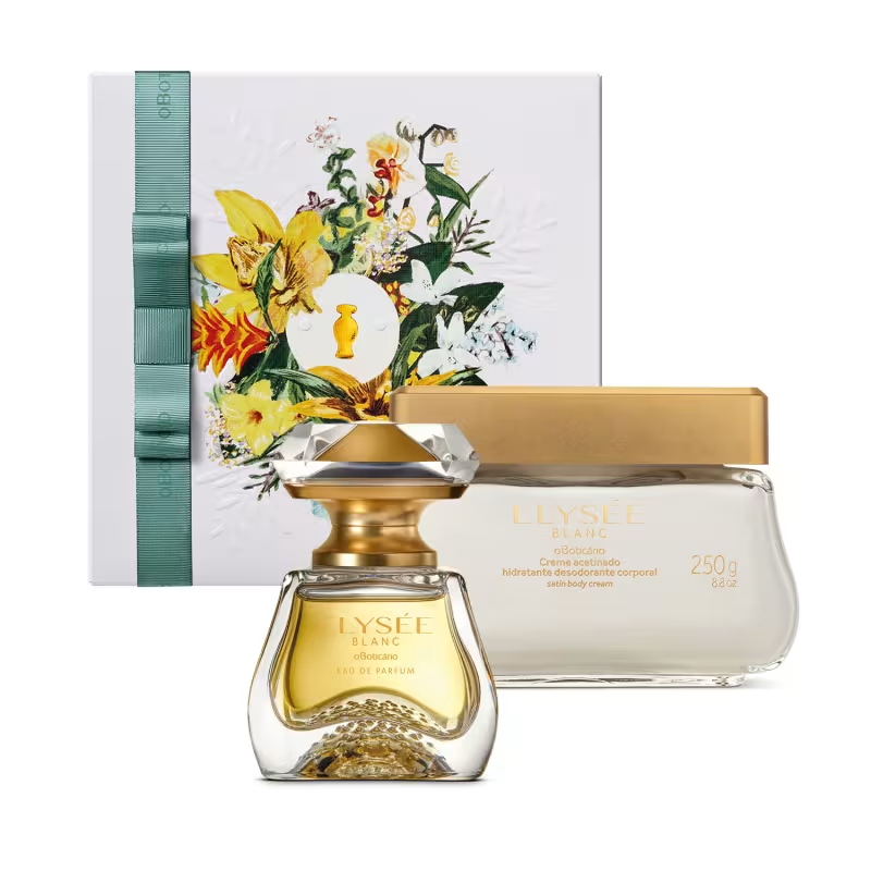 Combo Presente Dia Das Mães Elysée Blanc: Eau De Parfum 50ml + Creme Acetinado 250g