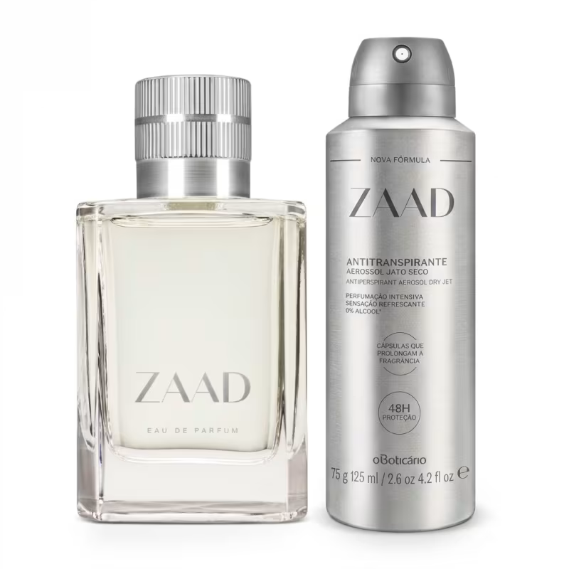 Combo Zaad: Eau De Parfum 50ml + Desodorante Antitranspirante 75g