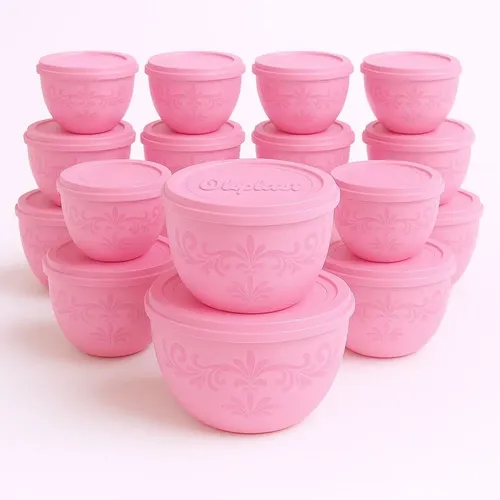 Conjunto 10 Potes Bowl Personalizado 1l Oliplast