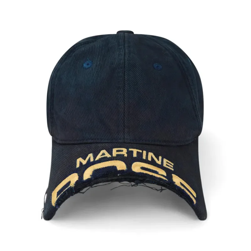 Coreano Retro Baseball Hat Outono Inverno Versátil Ins Street Letter Bordado Bonés Verão Casal Homens das Mulheres