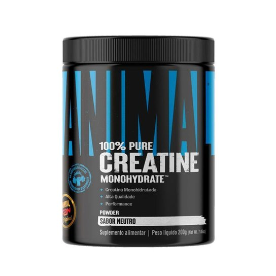 Creatine 100% Pure Monohidratada 200G - Universal Nutrition - Branco