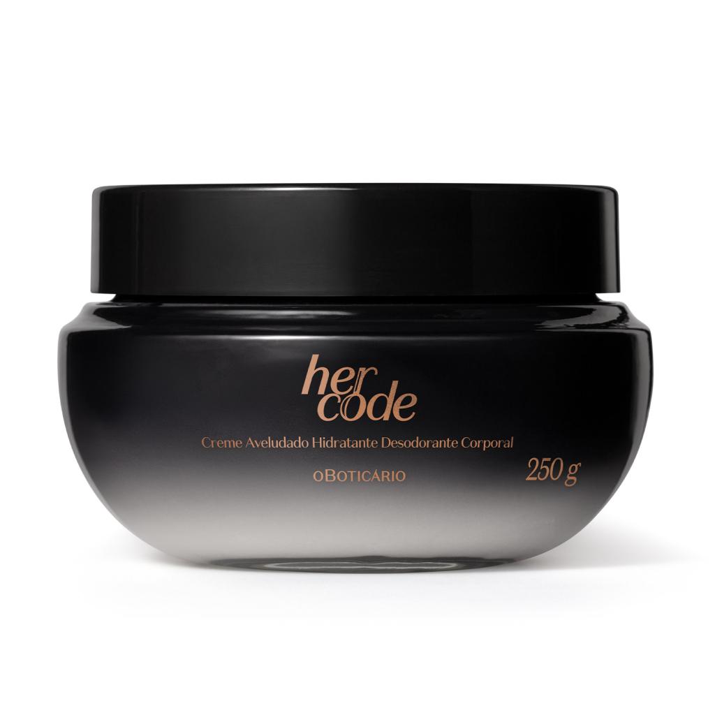 Creme Aveludado Hidratante Desodorante Corporal Her Code 250g