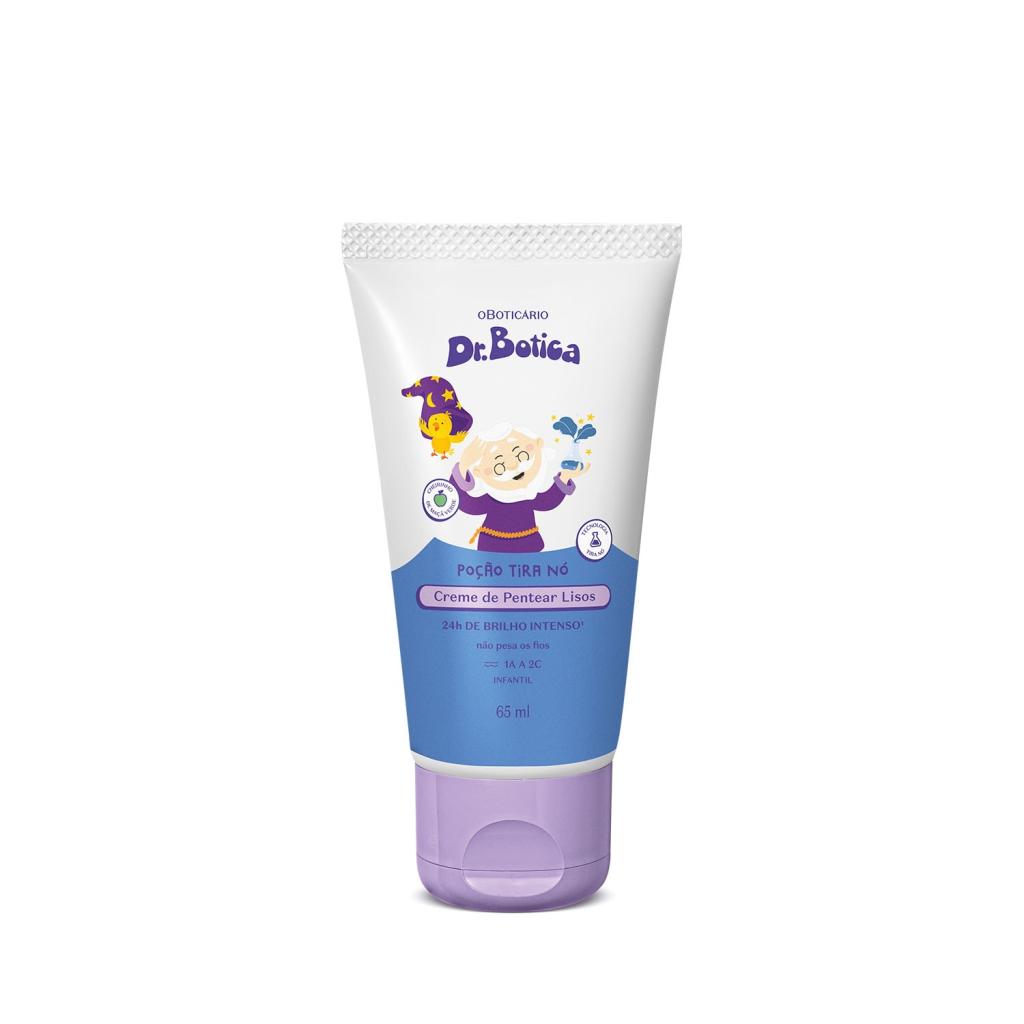 Creme Para Pentear Infantil Dr. Botica Poção Tira Nó Cabelos Lisos 1A a 2C 65ml