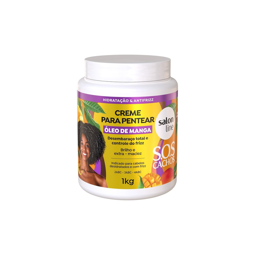 Creme Para Pentear SOS Cachos Óleo de Manga 1kg