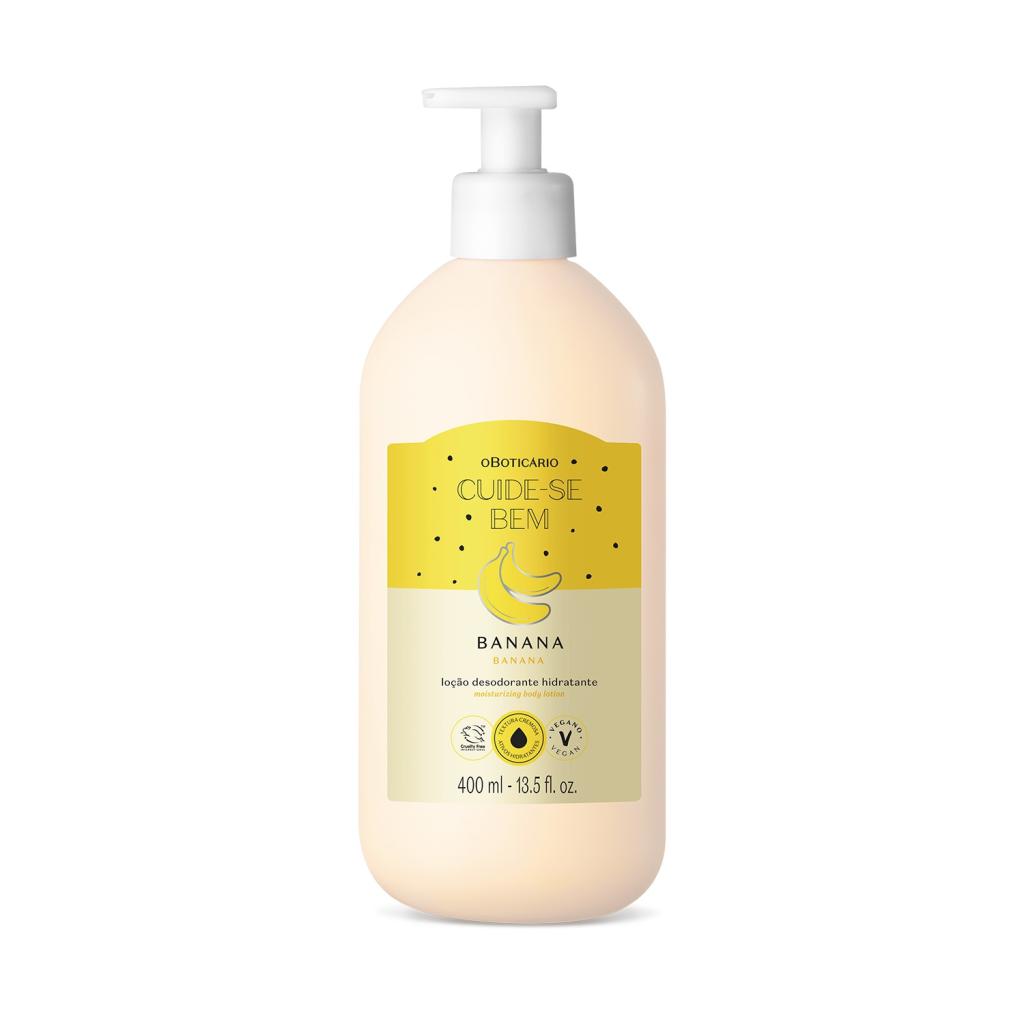 Cuide-se Bem Feira Banana o Boticário
            
                 - Loção Desodorante Hidratante 400ml