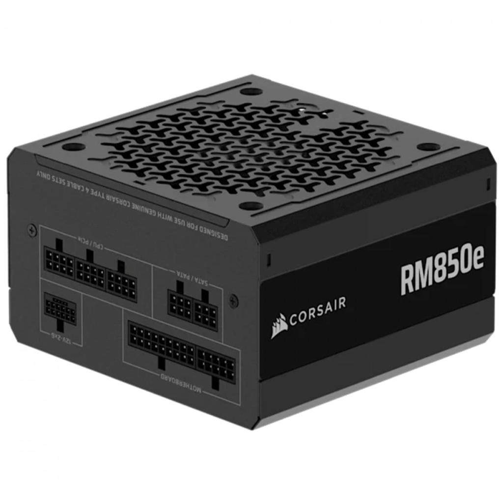 Fonte Corsair RM850e, 850W, Cybenetics Gold, PCIe 5.1, Full Modular, Preto, ‎CP-9020296-BR