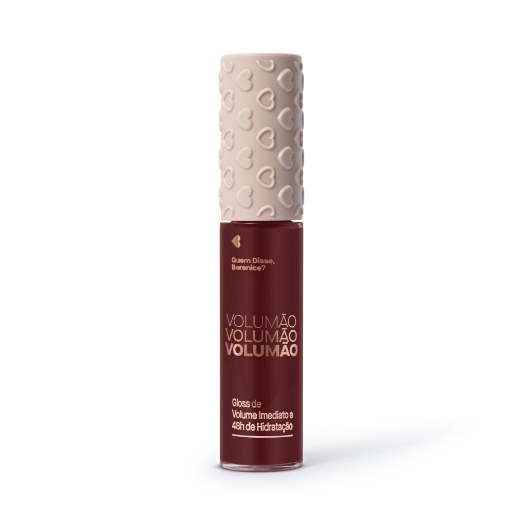 Gloss Labial Vermelho Cereja Explosão Volumão Quem Disse, Berenice? 9,5ml