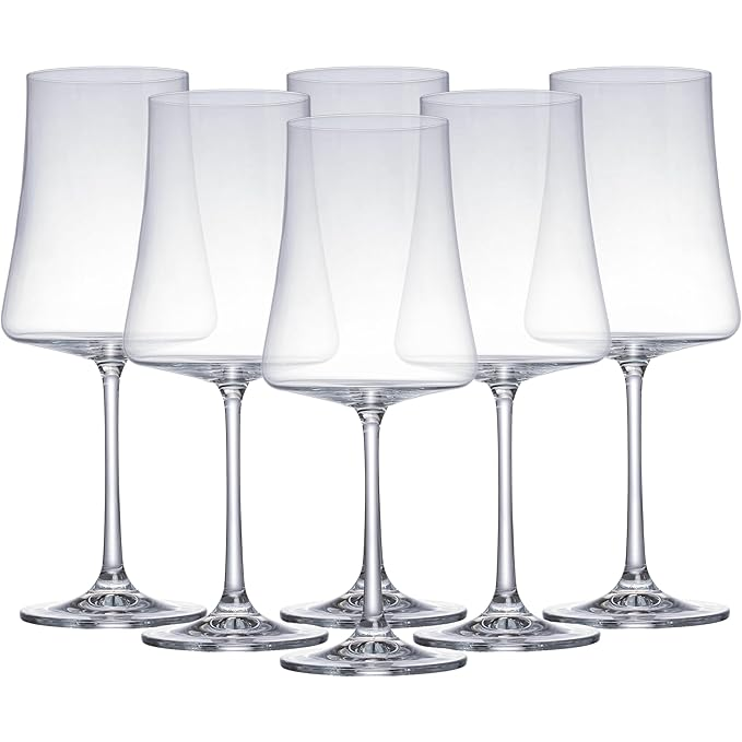 Jogo de 6 tacas para agua Xtra em cristal ecologico 560ml A24,5cm