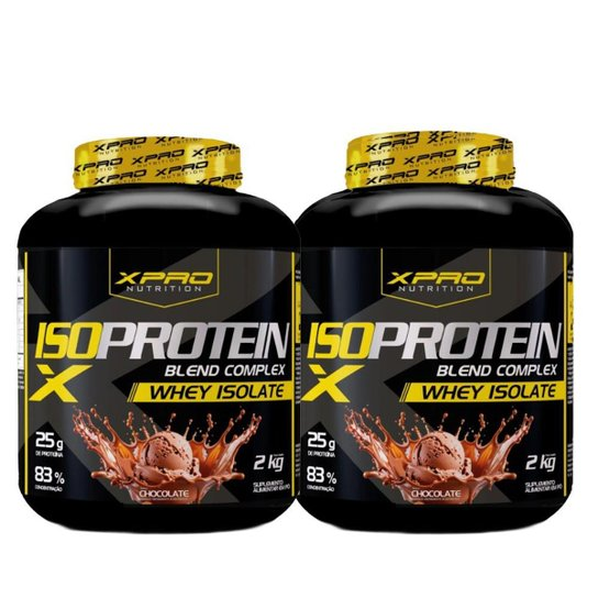Kit 2x Whey Protein Blend Complex Iso  2Kg - XPRO