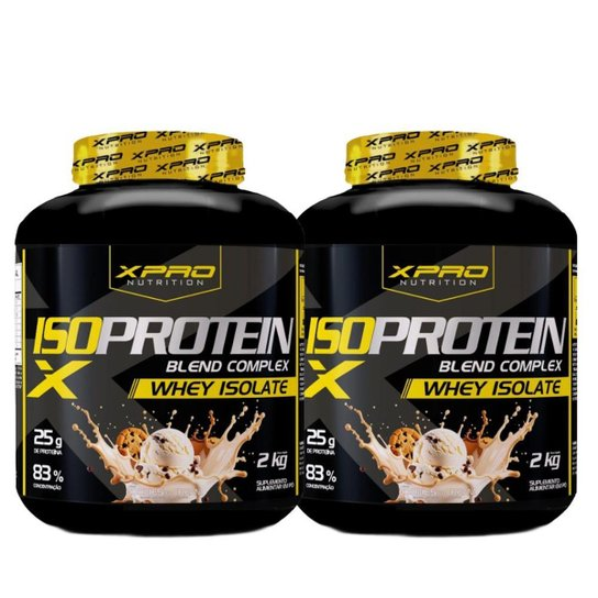 Kit 2x Whey Protein Blend Complex Iso  2Kg - XPRO