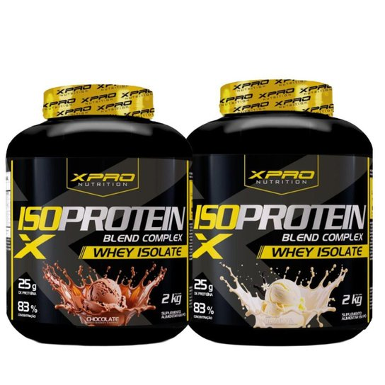 Kit 2x Whey Protein Blend Complex Iso  2Kg - XPRO