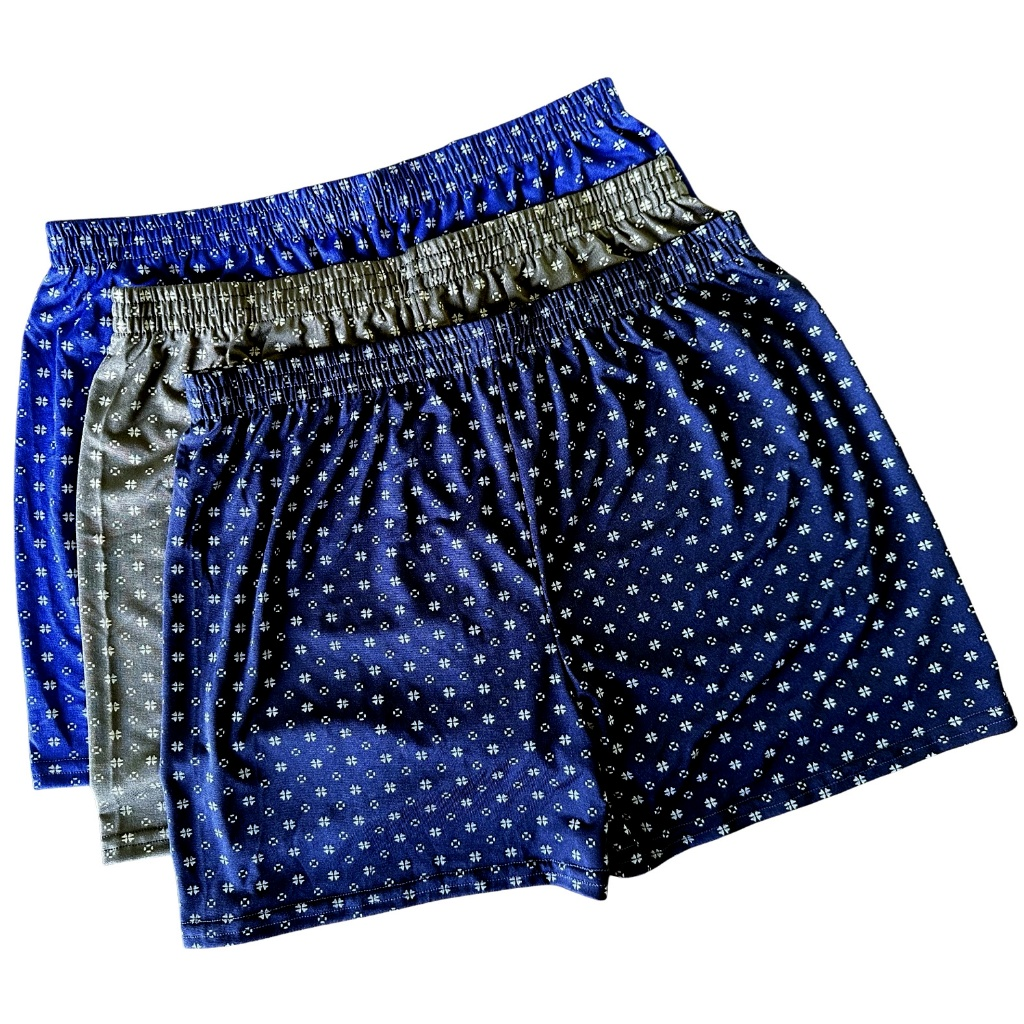 Kit Cuecas Samba Canção Short Malha Fria Pijama Dormir