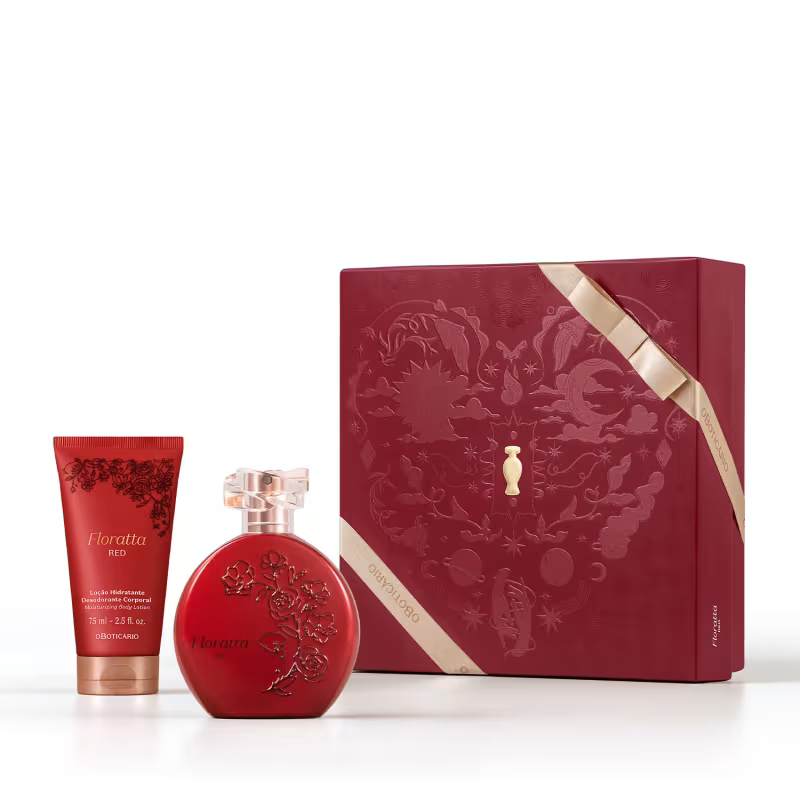 Kit Presente Dia Dos Namorados Floratta Red (2 itens)