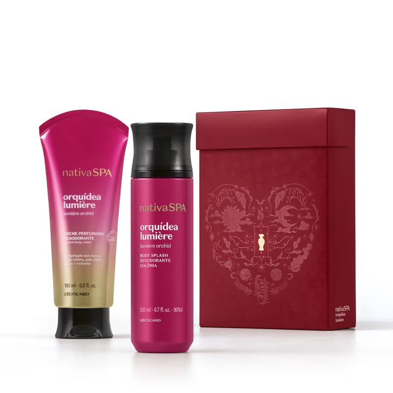 Kit Presente Dia Dos Namorados Nativa SPA Orquidea Lumière (2 itens)