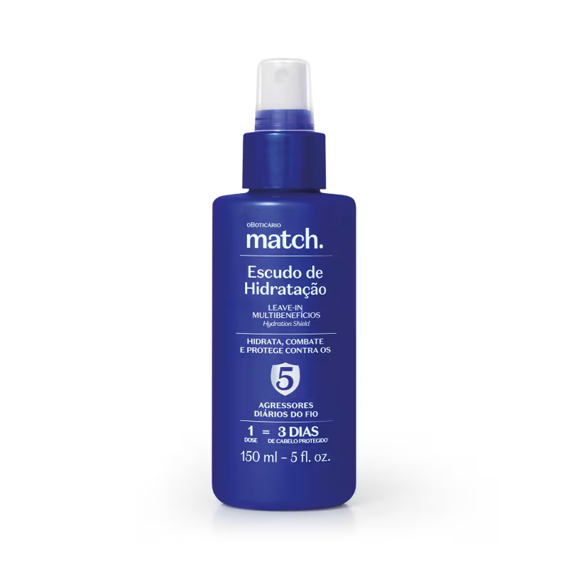 Leave-In Multibenefícios Match. Escudo De Hidratação 100ml