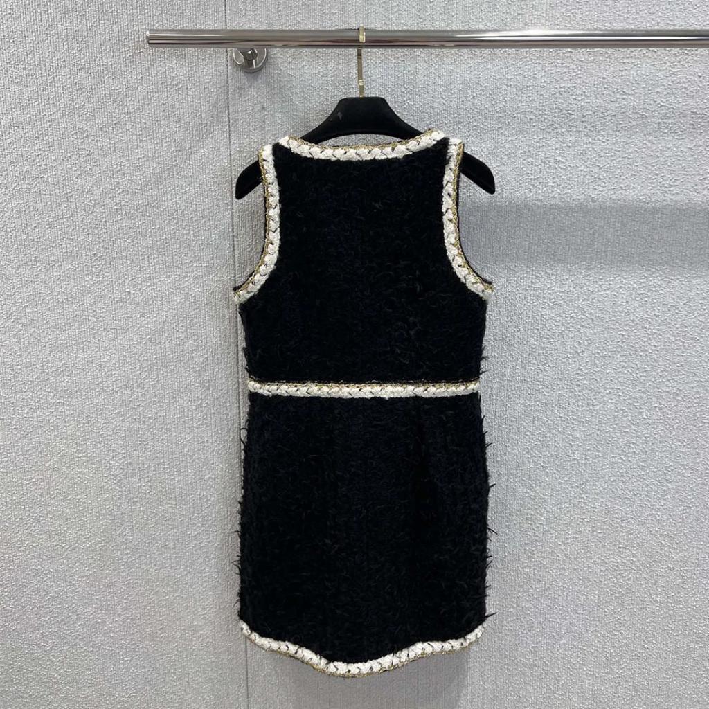 Malha dupla camada sexy vestido magro feminino sem mangas festa bodycon 2023 bandagem elástica divisão tendência clubwear roupa magro