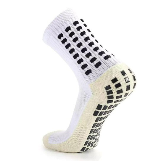 Meia Futebol Antiderrapante Cano Médio Similar Pro Socks 35-44 - Branco