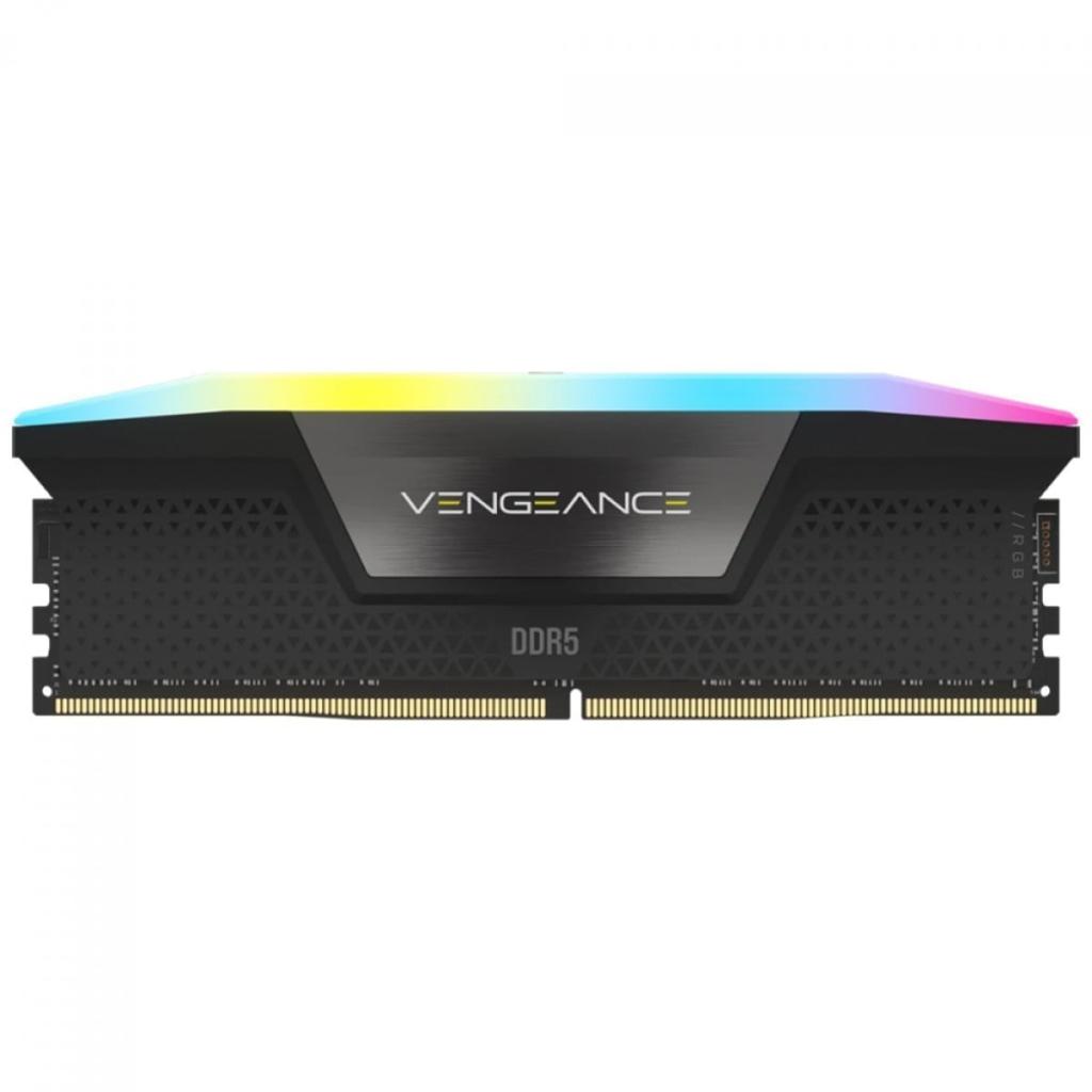 Memória DDR5 Corsair Vengeance RGB, 16GB, 5600MHz, Preto, CMH16GX5M1B5600C40