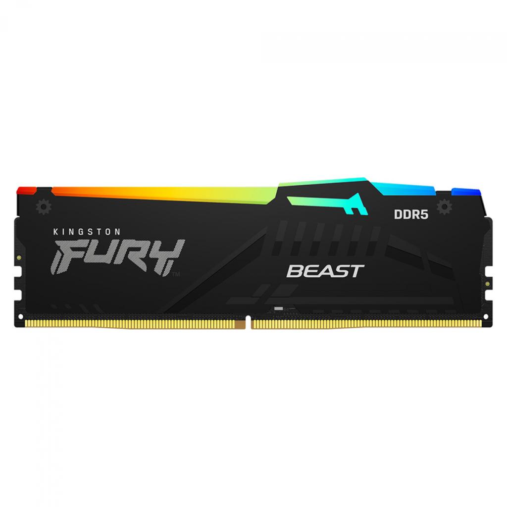 Memória DDR5 Kingston Fury Beast EXPO, RGB, 8GB, 6000Mhz, Black, KF560C36BBEA-8