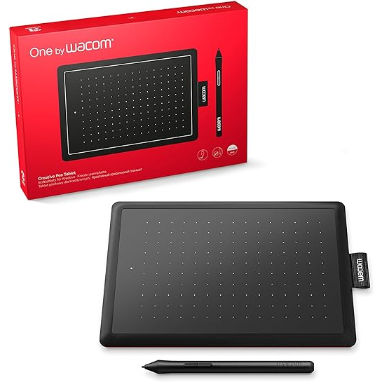 Mesa Digitalizadora One By Wacom (Ctl472), Wacom, Tablets de design gráfico, Preto, Pequeno
