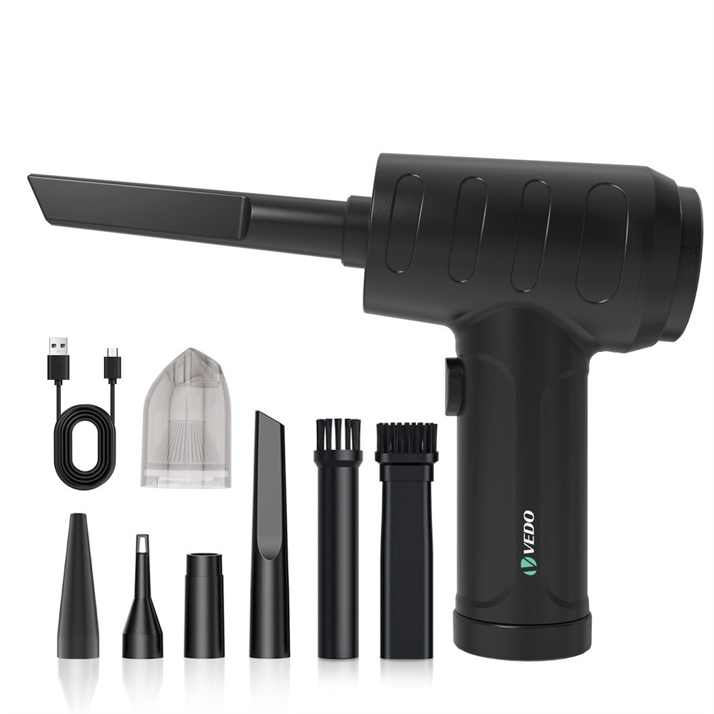 Mini Soprador De Pó De Computação Usb Portátil Aspirador De Ar Portátil Sem Fio/Espanador/Teclado Para Limpeza De Carro 65000 RPM