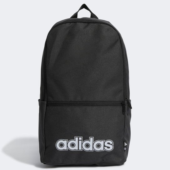 Mochila Adidas Classica Linear Day - Preto+Branco