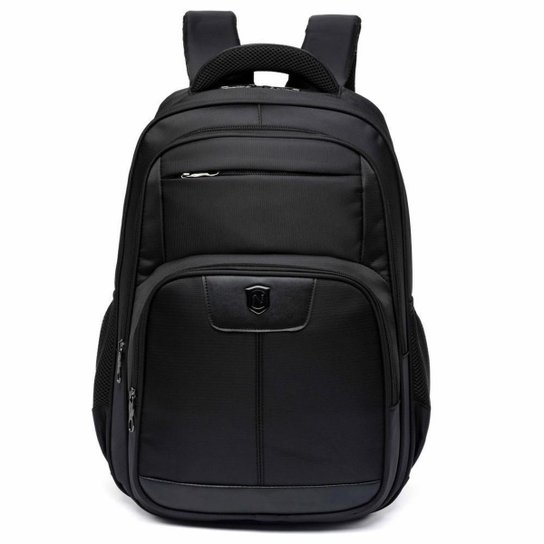 Mochila Executiva Masculina Reforçada Trabalho Faculdade 20 Litros - Preto