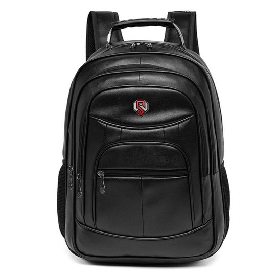 Mochila Swissport Executiva Trabalho Reforçada Notebook Masculina 30 Litros - Preto