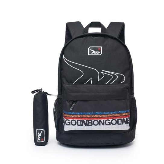 Mochila Masculina Onbongo Reforçada Estojo Faculdade Trabalho 14 litros - Preto