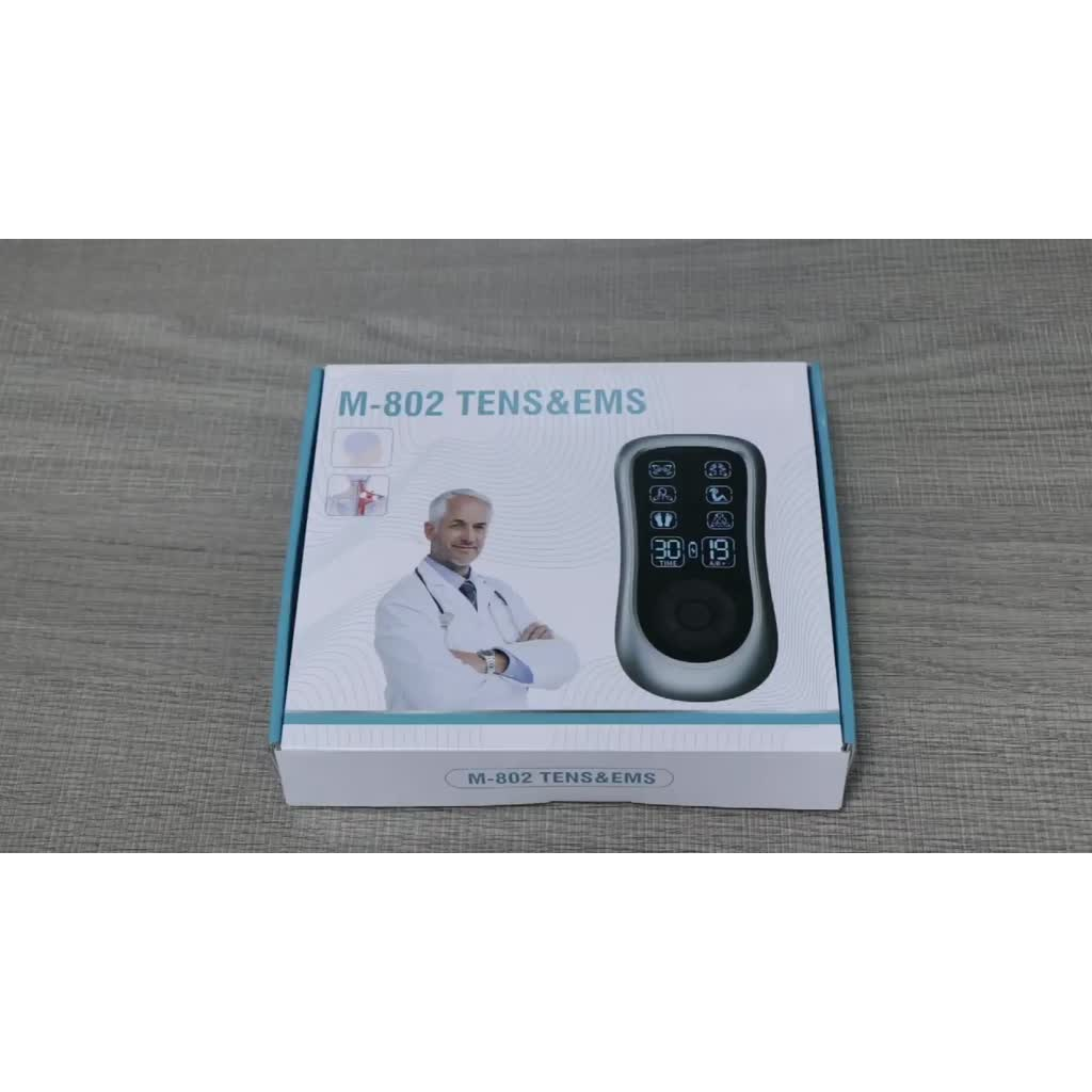 Nova Unidade De Tensão Recarregável Estimulador Muscular Alívio Da Dor EMS Impulso De Pulso Elétrico Mini Massageador De Corpo Inteiro