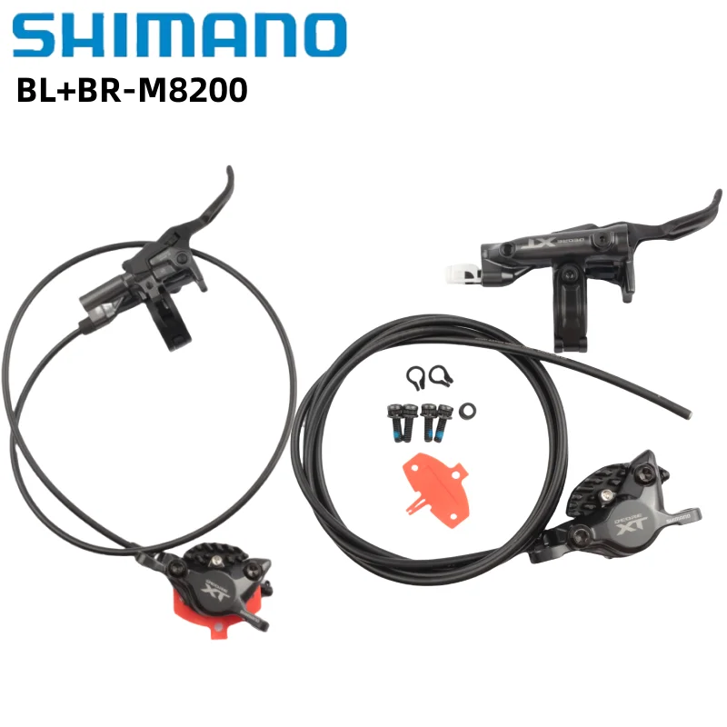 Original shimano mt200 mt201 m315 mtb mountain bike freio a disco hidráulico mt200 freios 2 pistão 3 dedo alavanca de aço BL-MT200