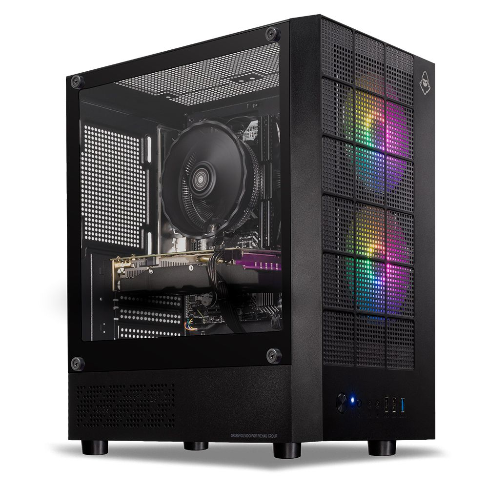PC Gamer Mancer Decarabia II, Intel i5-12400F, GeForce RTX 3050 6GB, 16GB DDR4, SSD M.2 480GB