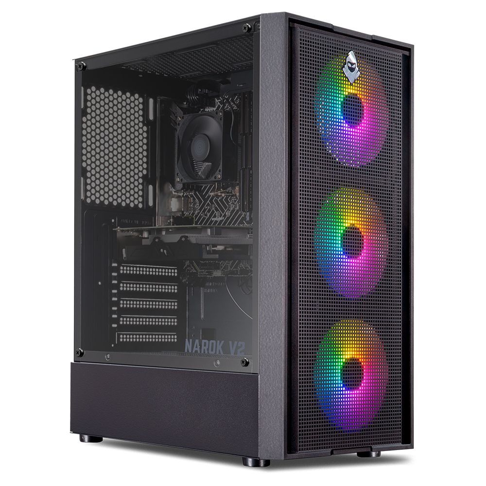 PC Gamer Pichau Afrodite, AMD Ryzen 5 5500, GeForce RTX 5050 8GB, 16GB DDR4, SSD M.2 480GB